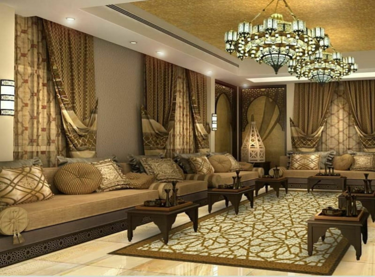 modern arabic living room