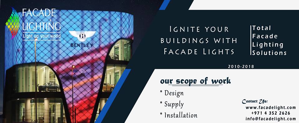 Facade Lighting Services-Dubai 