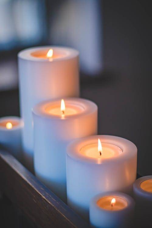 elective Focus Photography of Candles
